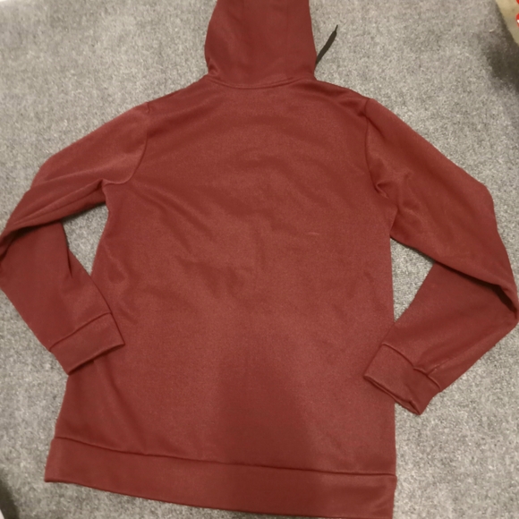 Nike Men's Therma-FIT Full-Zip Training Hoodie - Burgundy - Picture 2 of 5